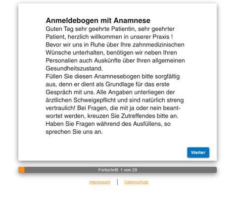 Der erste Termin Der erste Termin